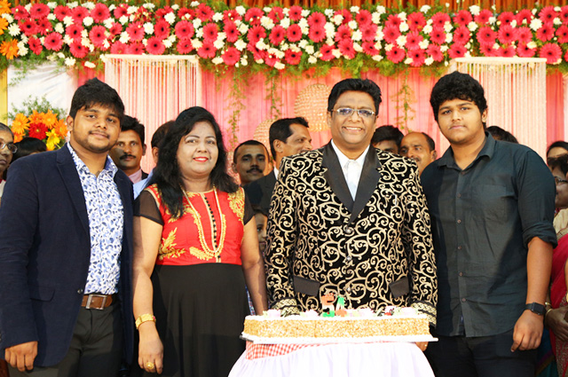 The Founder - Director of Grace Ministry Mangaluru, Bro Andrew Richard celebrates his 55th Birthday in a grand way amidst a large number of devotees.