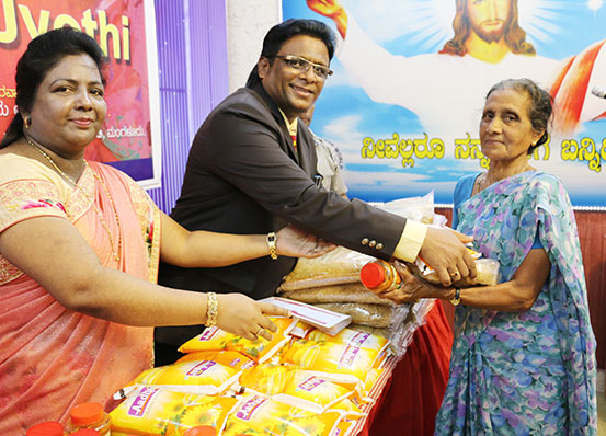 Grace Ministry Mangalore a Charitable organization organizes a charitable event