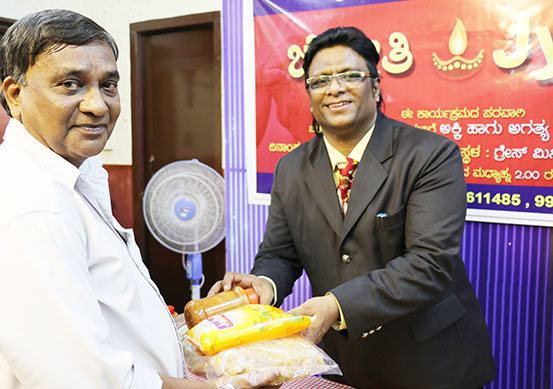 Grace Ministry Mangalore a Charitable organization organizes a charitable event