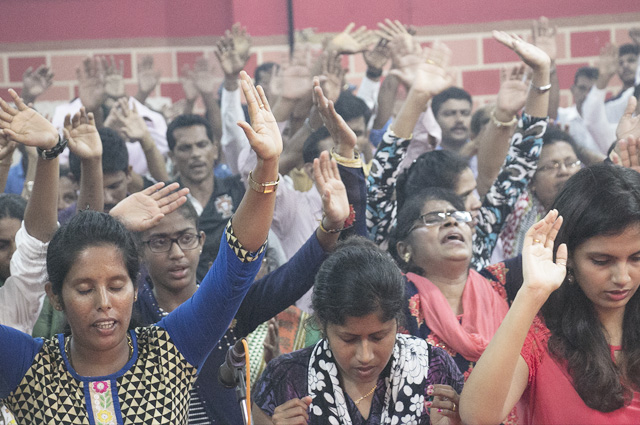 The 8 hours Night Vigil Prayer was held on July 1st, Saturday at Prayer Center, Mangalore by Grace Ministry. An Enormous crowd came together to perceive God's Word and to invoke divine blessings of God