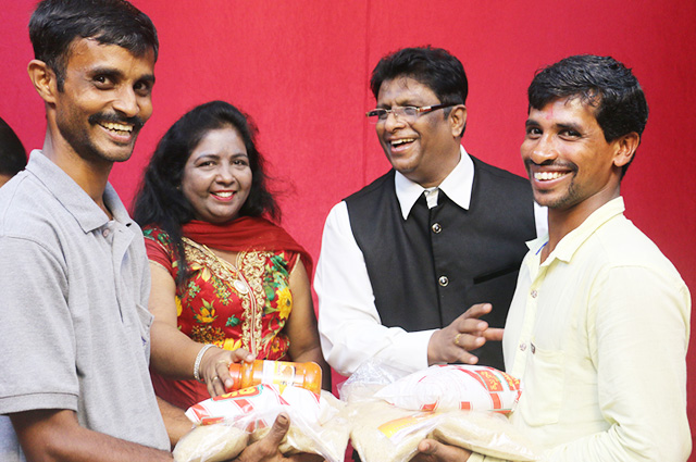 Grace Ministry holds charity program "Asare" to help the Poor and Needy in Mangalore here on Aug 25. More than 25 poor widows who are in distress were benefited by this program.