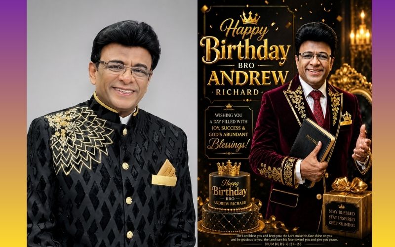 Happy 64th Birthday to Bro Andrew Richard, Grace Ministry