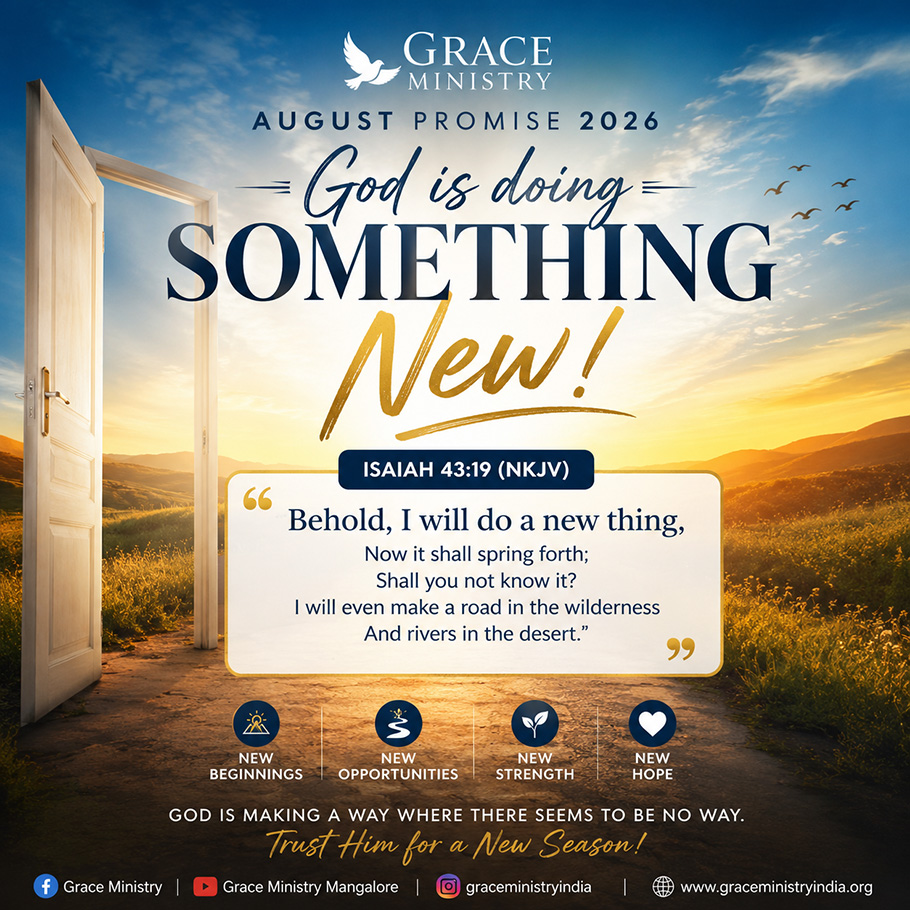 August Promise Message 2026 - Grace Ministry