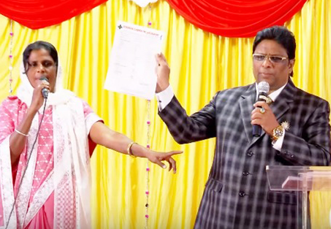 The beloved sister who attended the Grace Ministry prayer in Bangalore received total healing from Dengue, and now she stands as a testimony before God. 