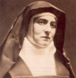 St Edith Stein who was born on 12 October 1891 is known as religious name Teresa Benedicta a Cruce OCD, also known as St Teresa Benedicta of the Cros