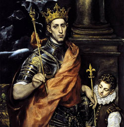 St Louis IX who was born at Poissy, France, in 1214 is known as a King of France from 1226 to his death. After his death, he was declared a saint in 1297 by Pope Boniface VIII.