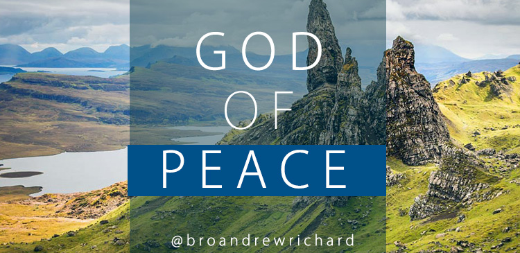 Jesus is a God of peace and he said, Peace, I leave with you, my peace I give unto you, So you must also believe that you have inherited the peace of God in you.