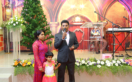 Grace Ministry celebrates Christmas 2016 with grandeur at prayer center, valachil, Mangalore. People thronged to celebrate Christmas with pomp & purity.