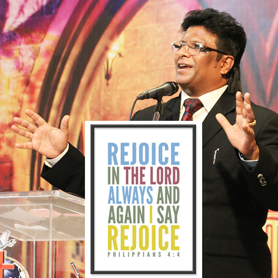 Rejoice in the Lord always Again I will say, rejoice ! The apostle Paul urges us to 