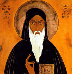 St. Benedict of Nursia who was born on March 480 is a Christian saint, who is venerated in the Eastern Orthodox Churches, the Catholic Church