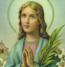 St. Maria Goretti who was born on October 16, 1890, is an Italian virgin-martyr of the Catholic Church, and one of the youngest canonized saints.